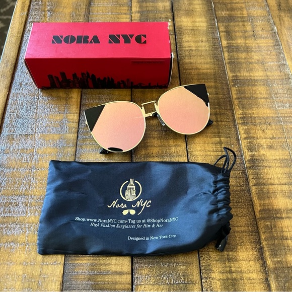 Nora NYC Pink Butterfly Sunglasses - Picture 5 of 5